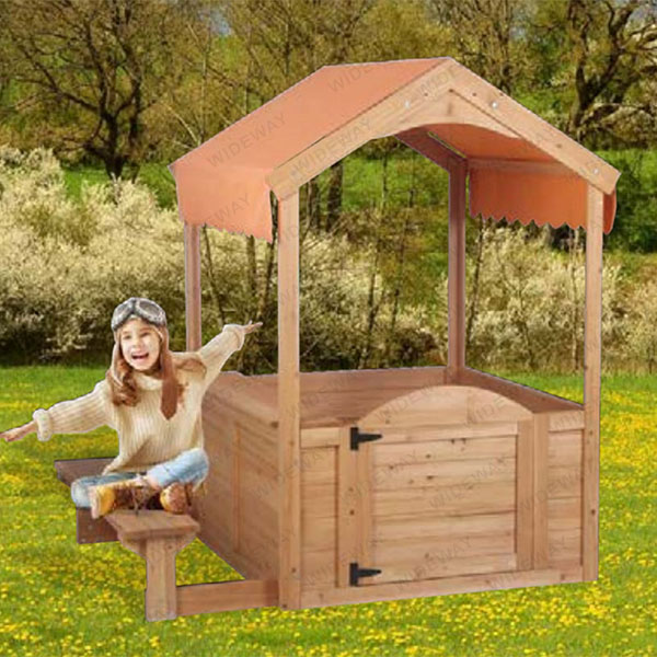 Outdoor Wooden Playhouses for Kids