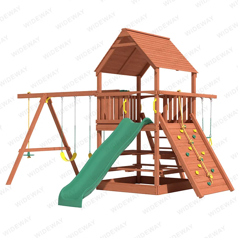 Wooden Swing Sets For Backyard Play