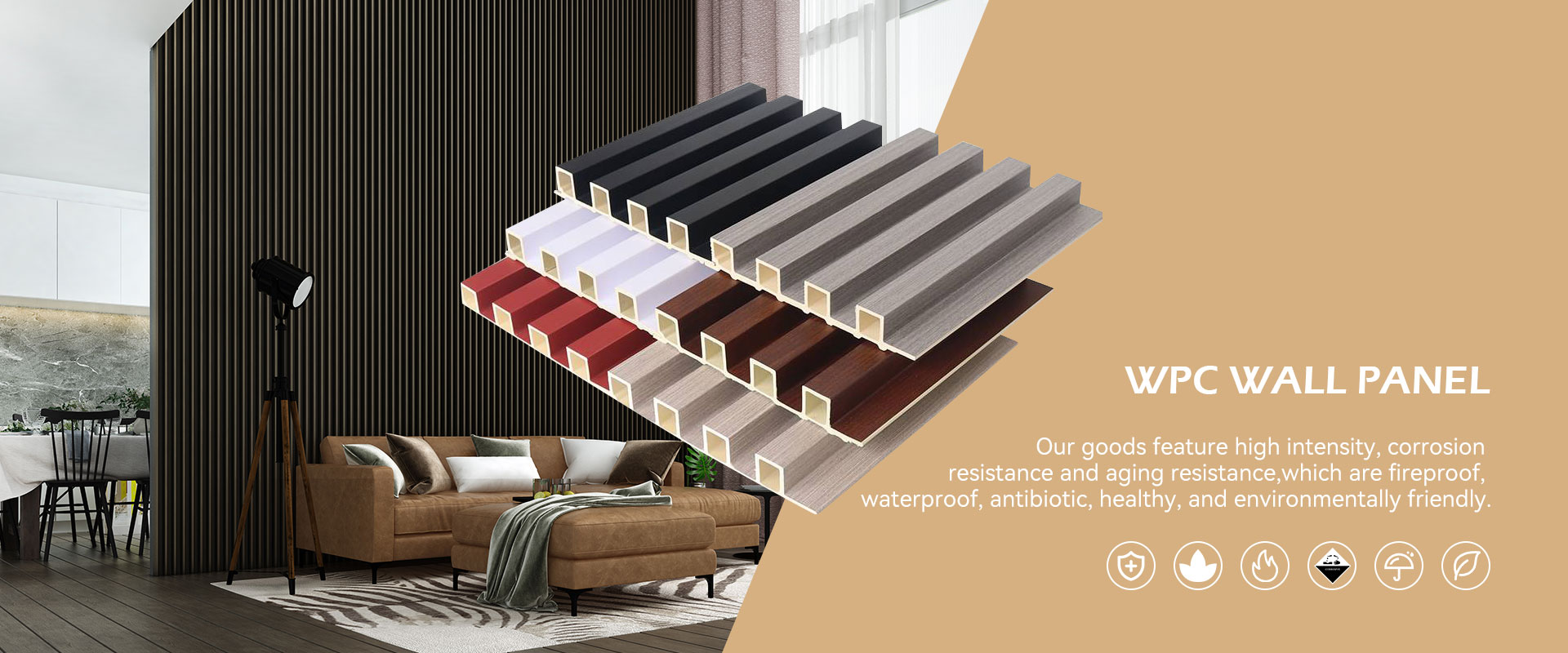 China WPC Interior Waterproof Great Wall Panel Manufacturers