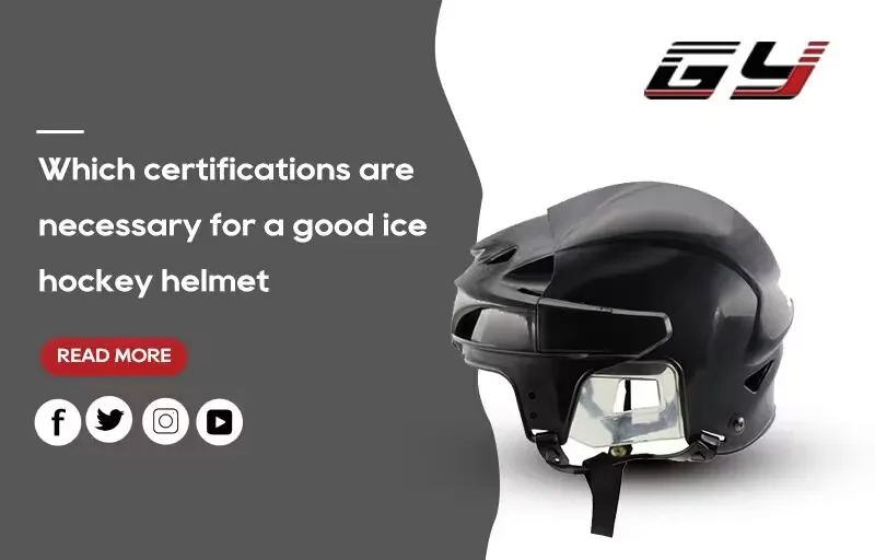 Quais certificações são necessárias para um bom capacete de hóquei no gelo?