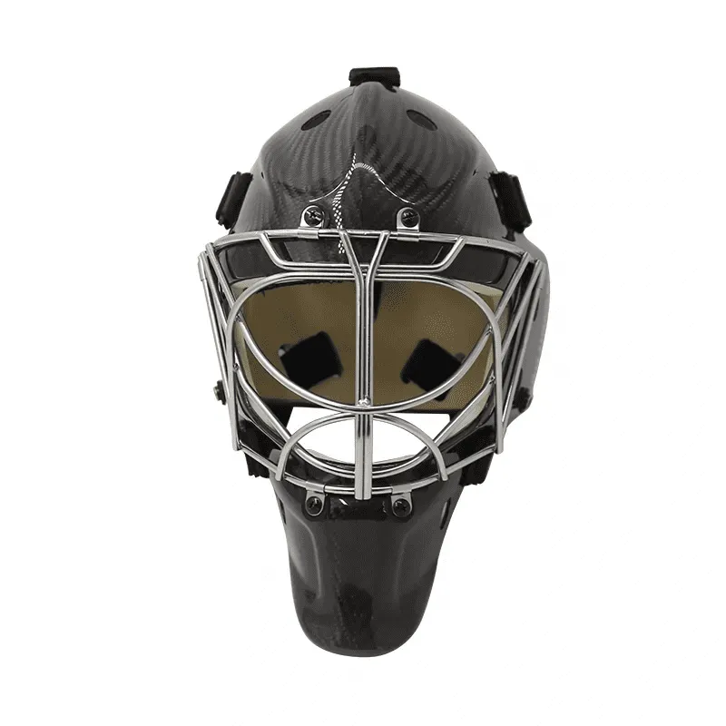 Cat Eyes Carbon Fiber Hockey Goalie Helmet