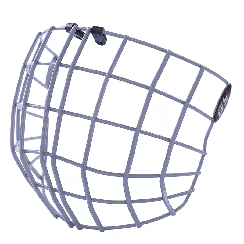 Jaula para casco de jugador de hockey de alambre plano y alambre redondo