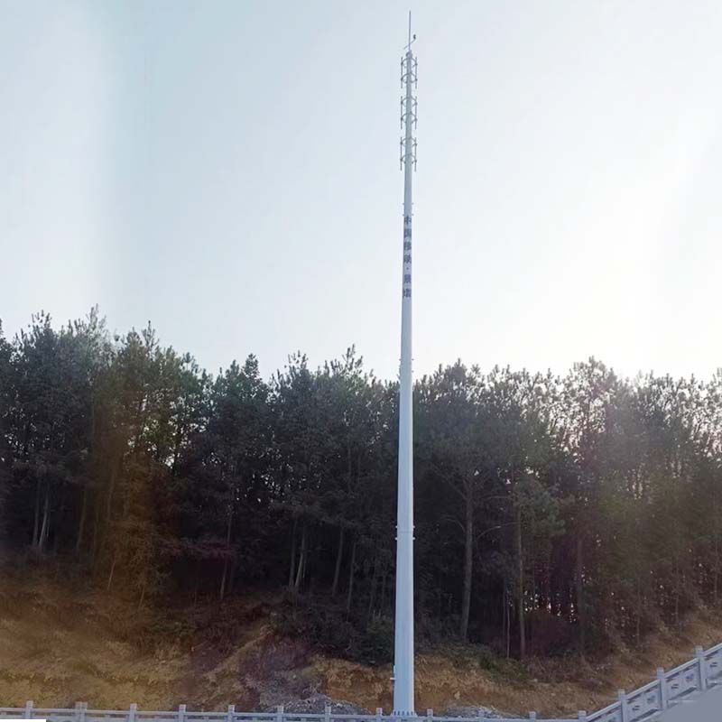 5G 32metrová mobilní komunikační věž s jednou trubkou - 1