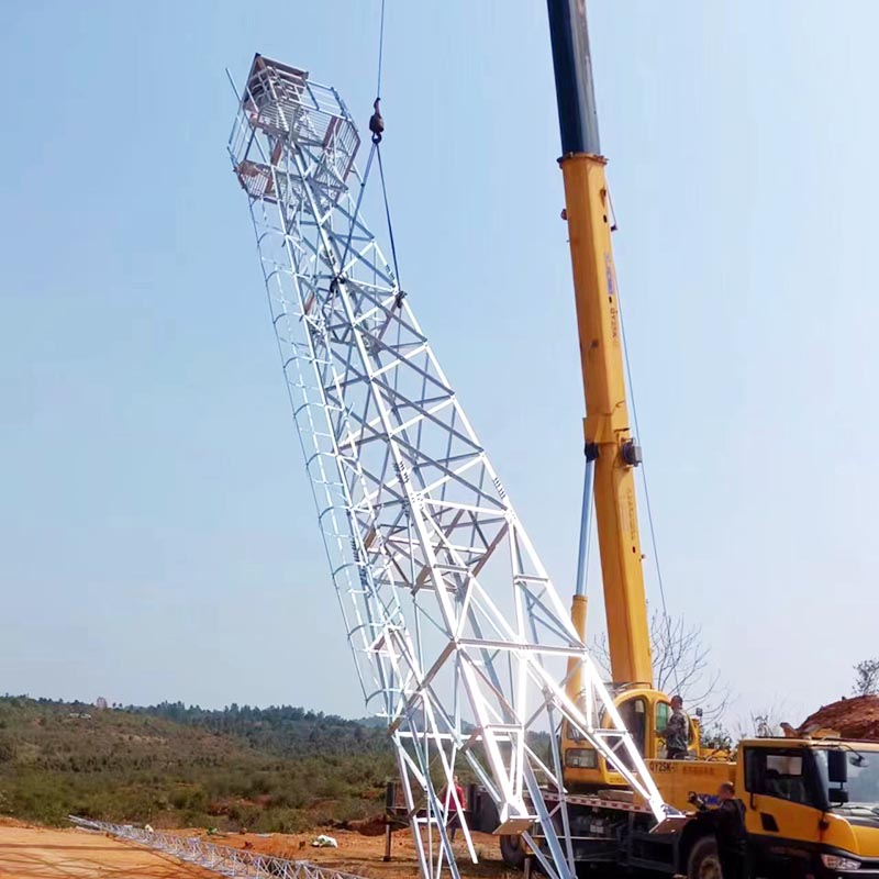 Four Column Angle Steel Monitoring Tower - 2 