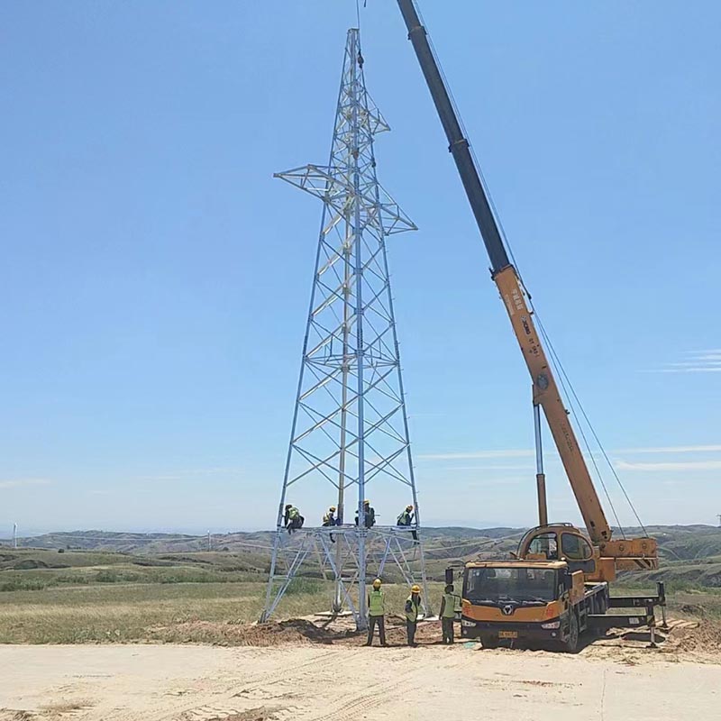 Γαλβανισμένος πύργος μετάδοσης ισχύος από χάλυβα - 0 