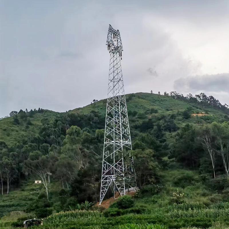 Torre de linha de transmissão de torre de energia de alta tensão