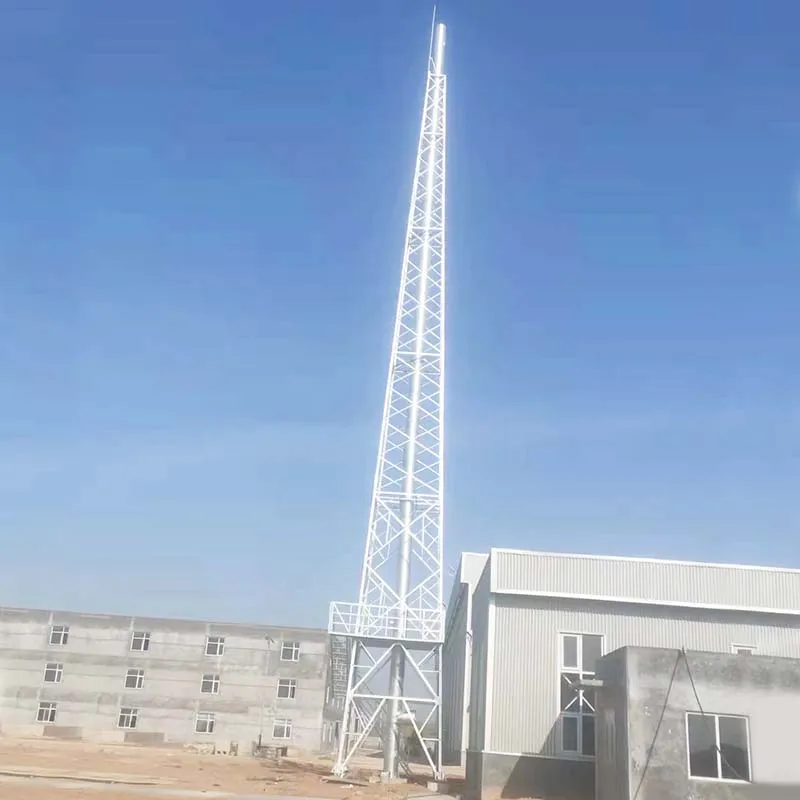용융 아연 도금 GFL 삼각형 강철 번개 보호 타워