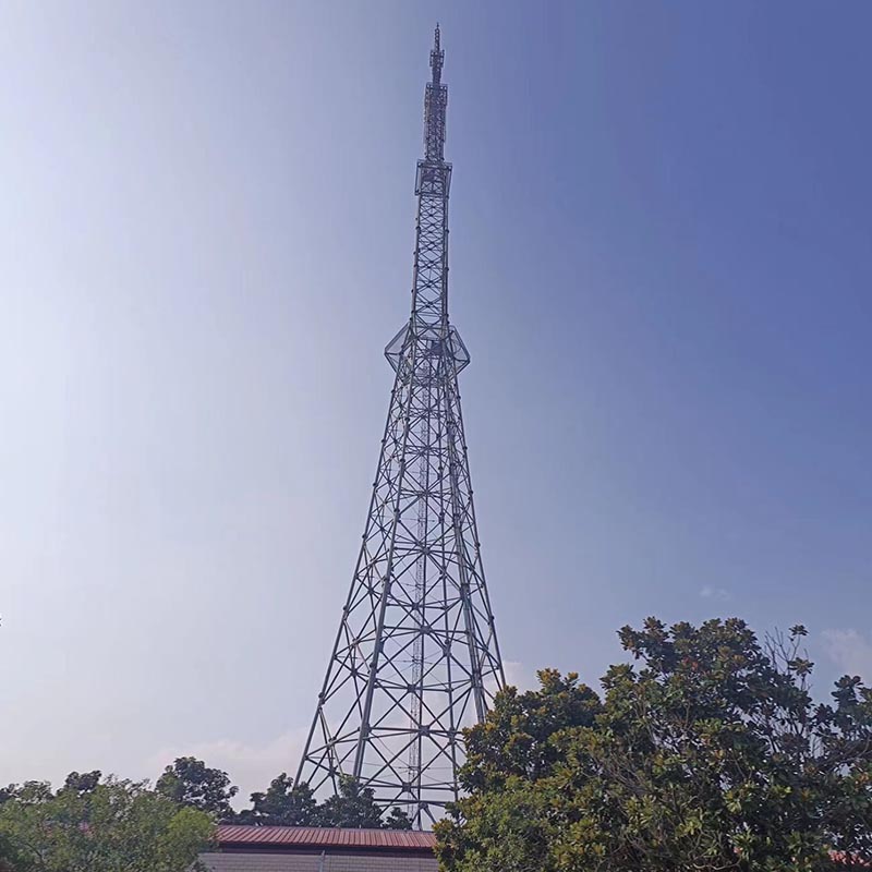 5G single-tube signal tower