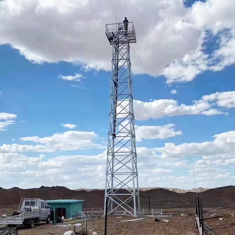 Steel Structure Outdoor Scenic Area Monitoring Tower - 1