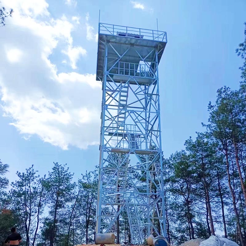 Steel Structure Outdoor Scenic Area Monitoring Tower - 3