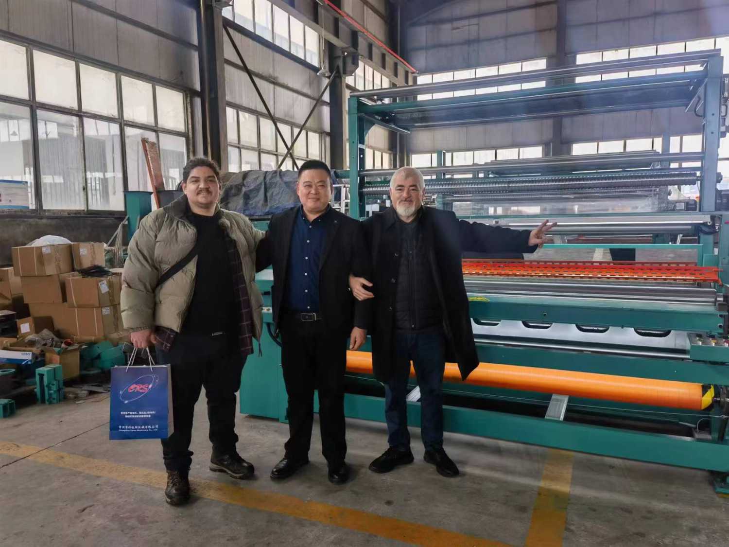 Turkish Customers Visit the Factory to Explore Textile Machinery