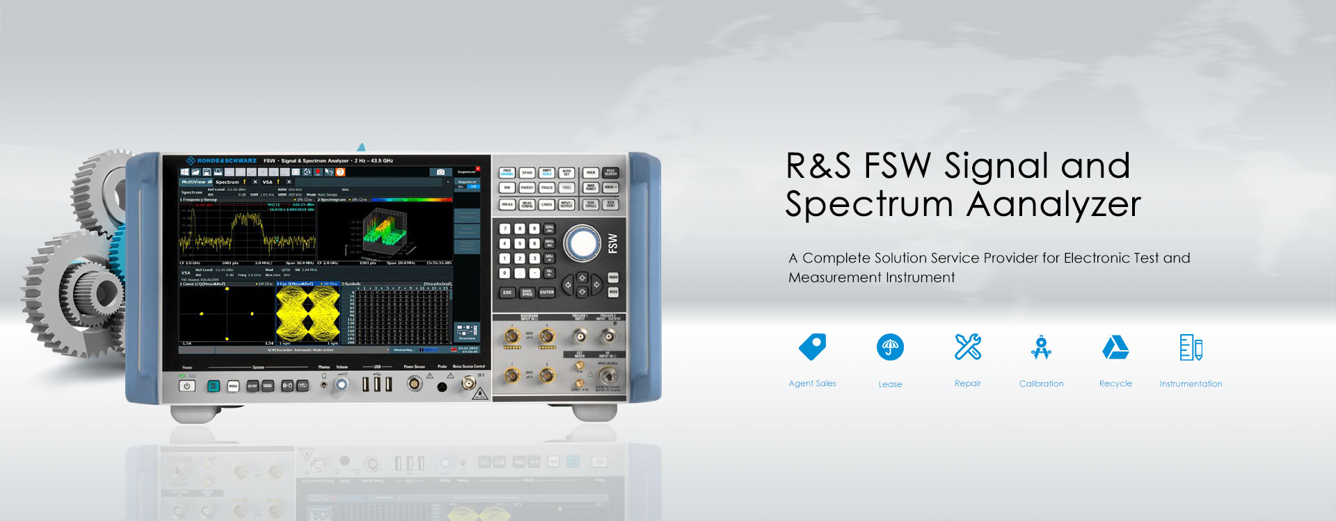 Kinijos R&S FSW signalų ir spektro analizatorius