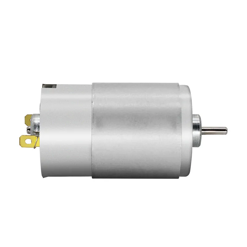 Motor CC microcepillado de alto par RC555 de 12 V/24 V