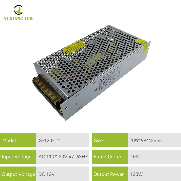 110v AC 12v 10a schakelende voeding