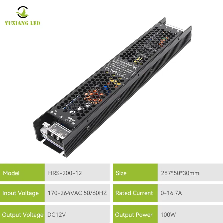 Dimmbares LED-Netzteil 12V 200W TRIAC 0-10V