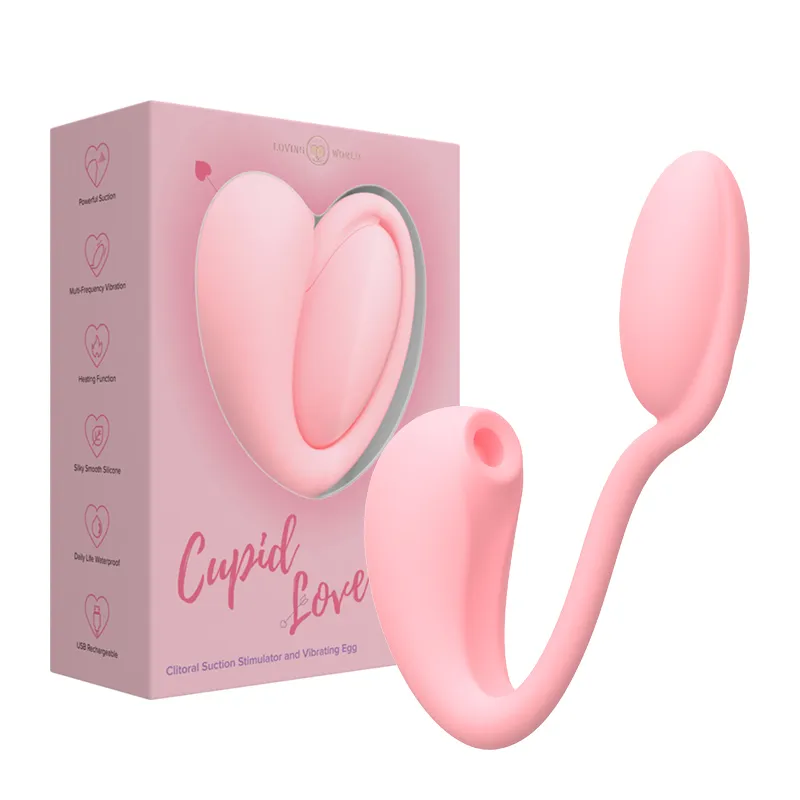 Clitoral Suction ja G-Spot Vibrating Egg