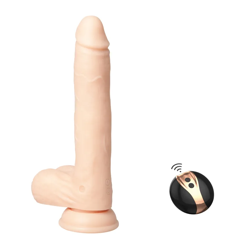 Dildo vibrator rotativ