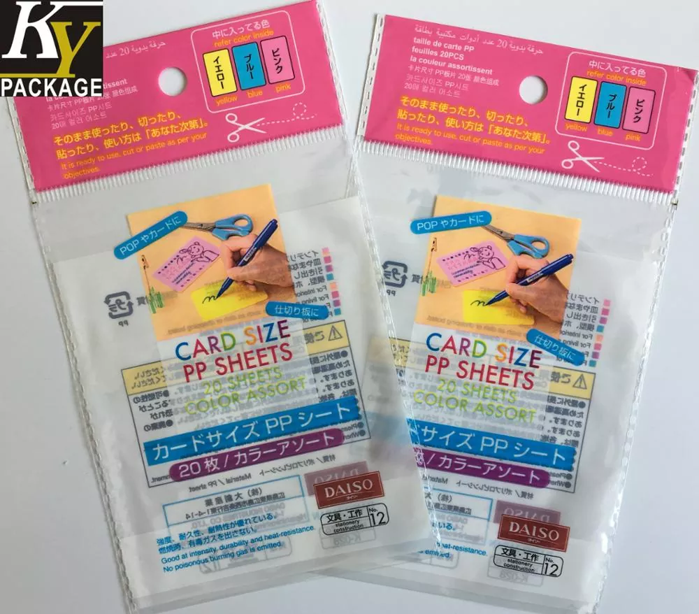 Certificado Bolsa de galletas de plástico Opp - 5 