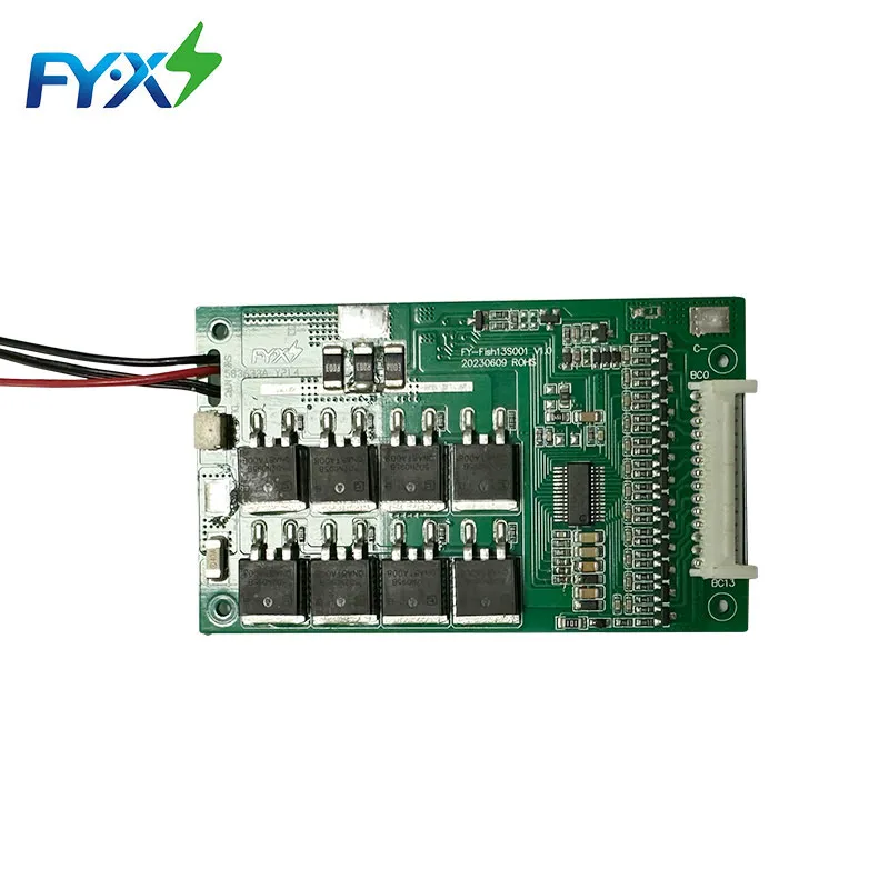 10S 36V 13S 48V 25A BMS para bicicleta eléctrica