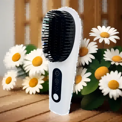 Cordless Hair Straightener Brush USB Rechargeable