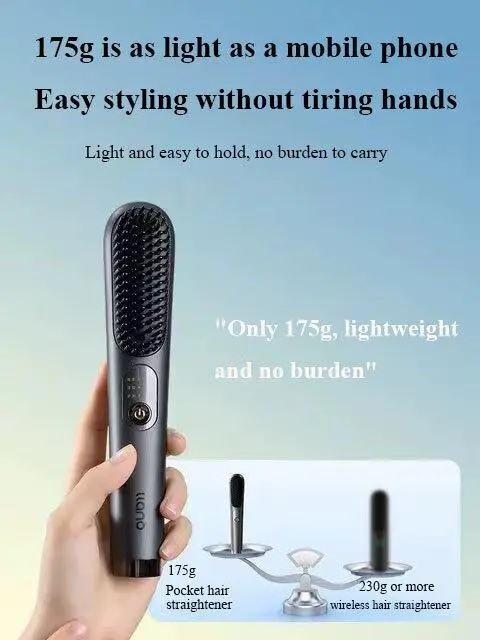 Cordless Portable Hair Straightener