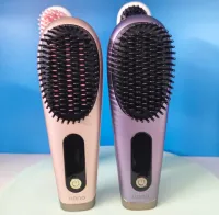 Fashionable ionic hair straightening comb