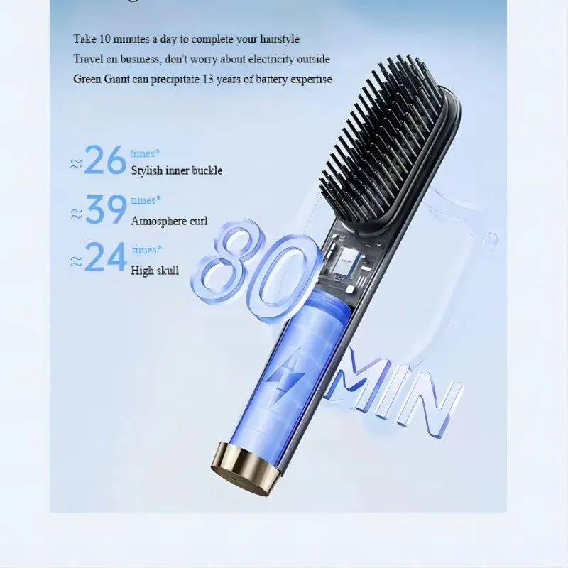 LED indicator light adjustable temperature hair straightener