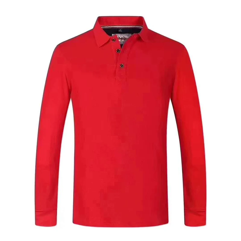 C% Cottonus Long-Sleeve Polo Shirt