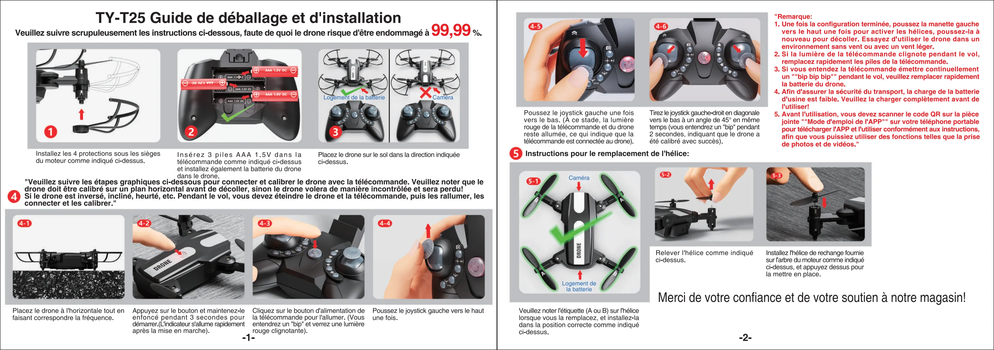 Petunjuk Pengoperasian Membuka Kotak Drone T25