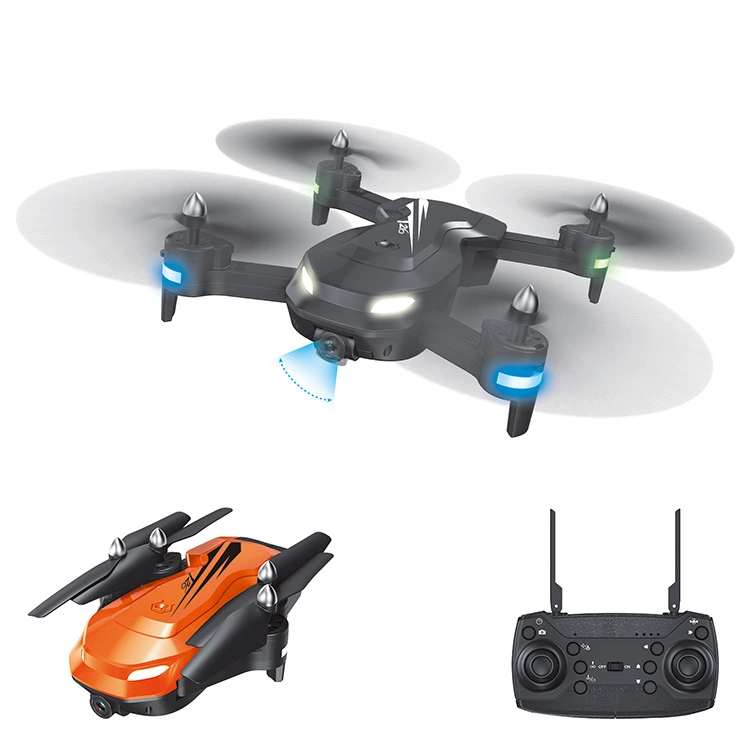 Skladací fotografický RC kvadrokoptérový dron