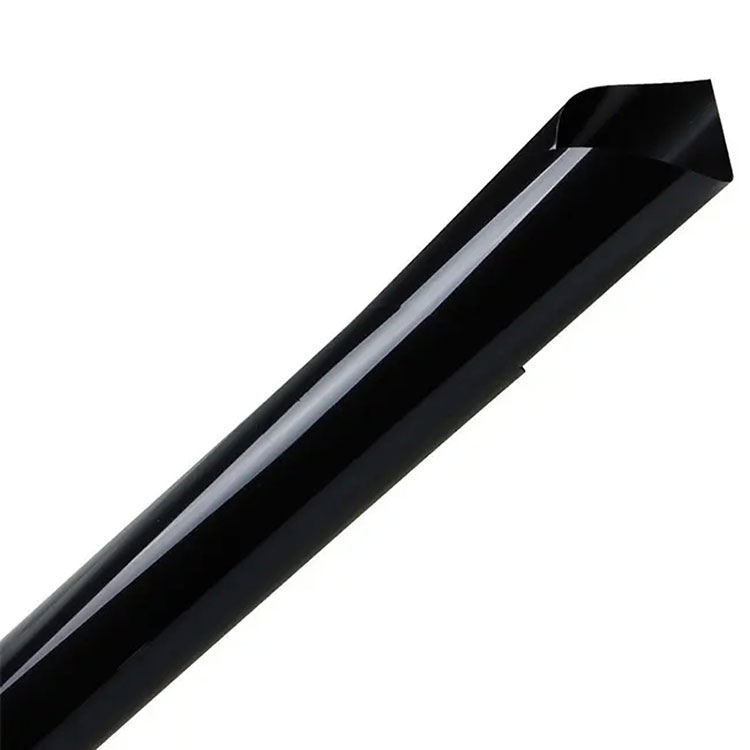 PVC zwart matte raamfolie