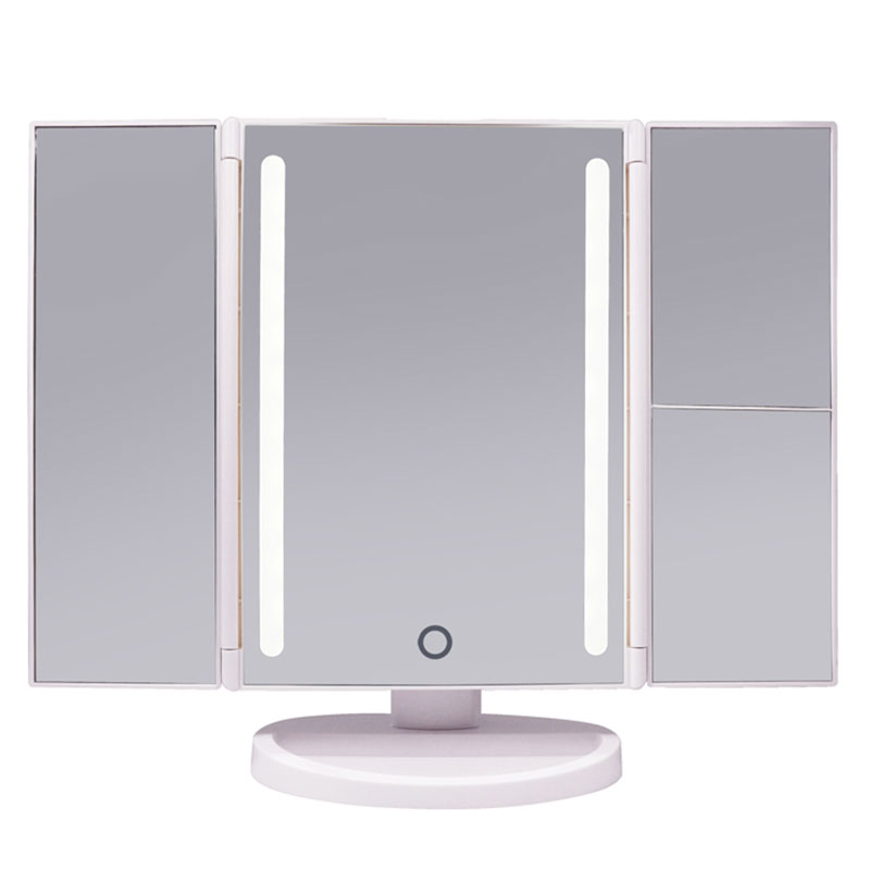 Trifold Led Mirror Vanity Light Mirror Makeup Mirror with Led