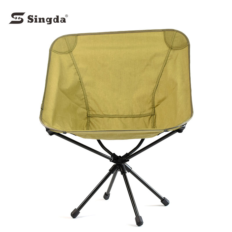 Розкладний стілець для кемпінгу, що обертається на 360 градусів