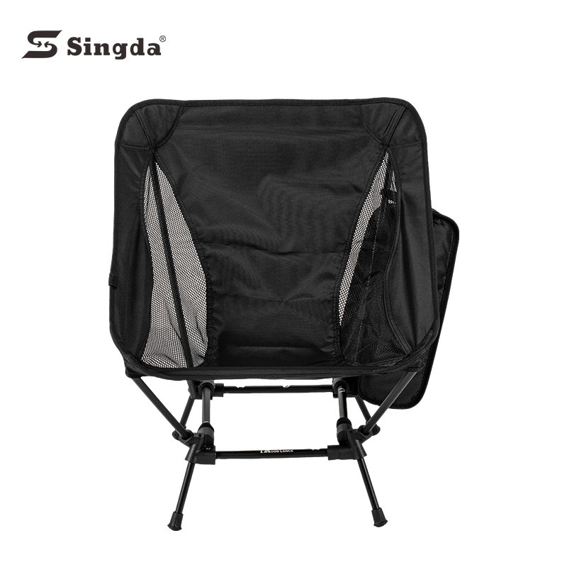 Compact Low Back Square Camping Chair