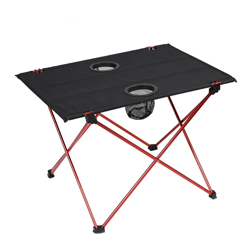 Foldable Camping Table with Cup Holder