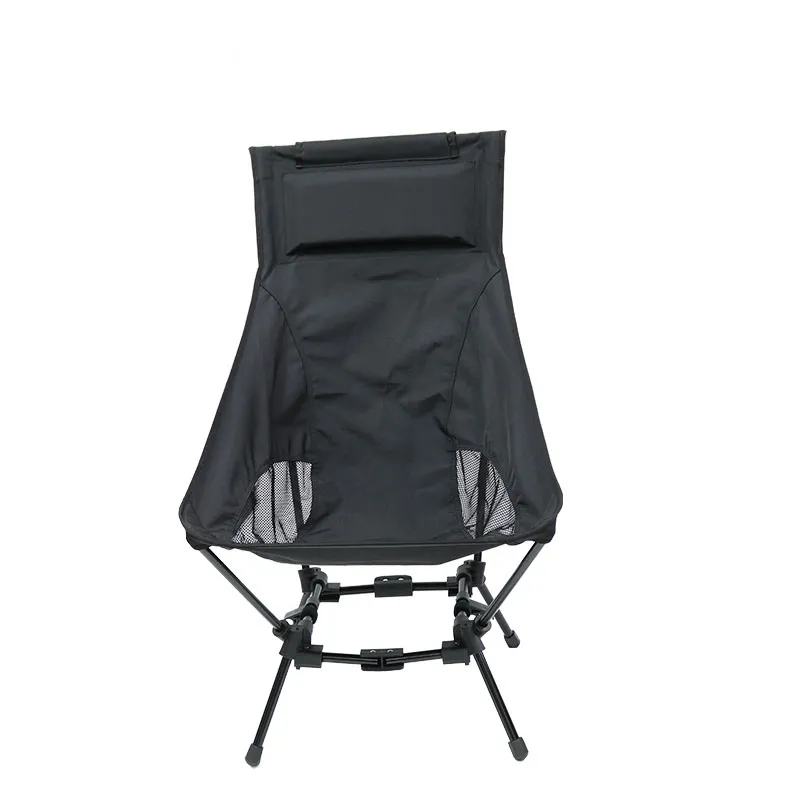 Silla de camping plegable media con respaldo alto