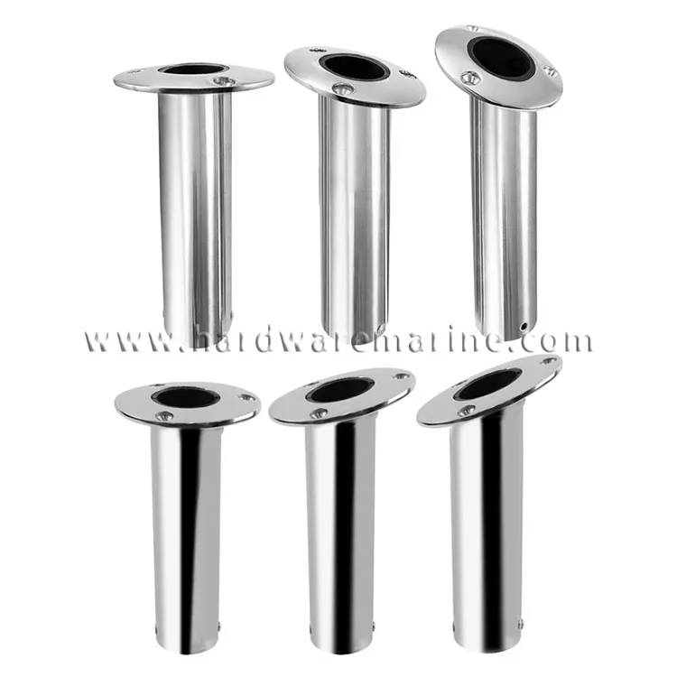 316 Stainless Steel Heavy Flush Mount Rod Holder