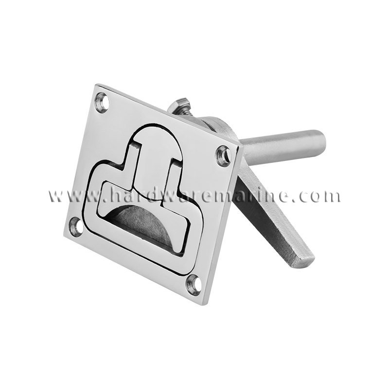 Boat Lift Handle Ring Turning Lock Hatch Latch Marine 316 Stainless Steel