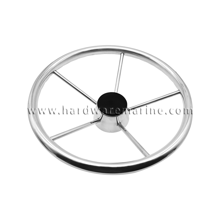 Stainless Steel 5 Spoke Steering Wheel na May Knob