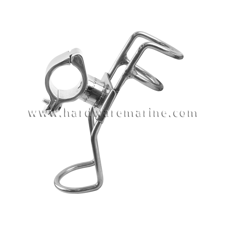 Stainless Steel Clamp on Rod Holder