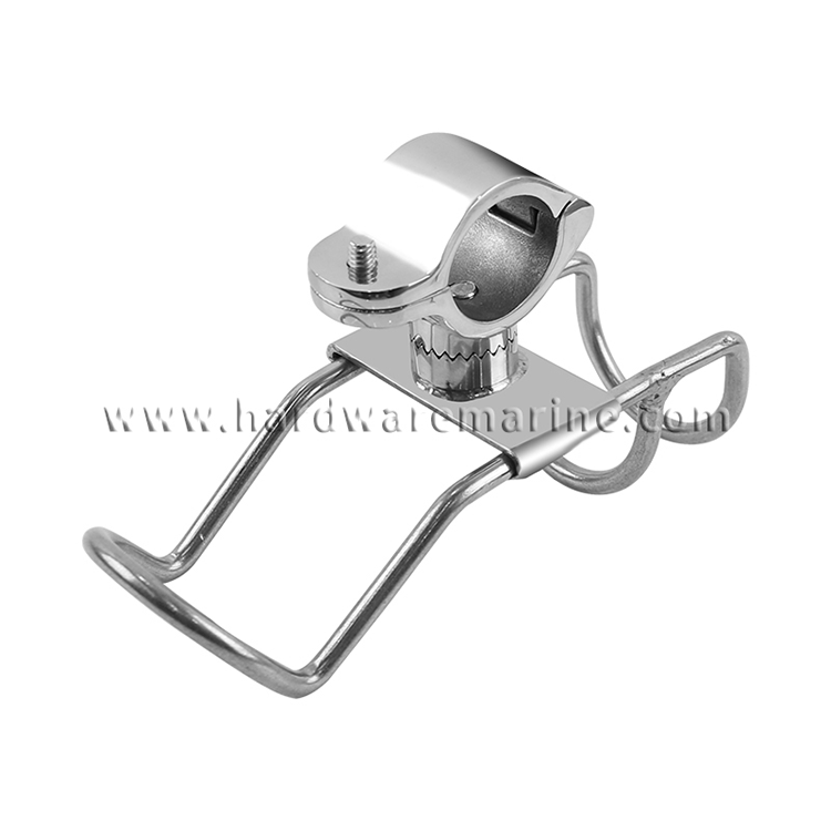 Stainless Steel Clamp on Rod Holder