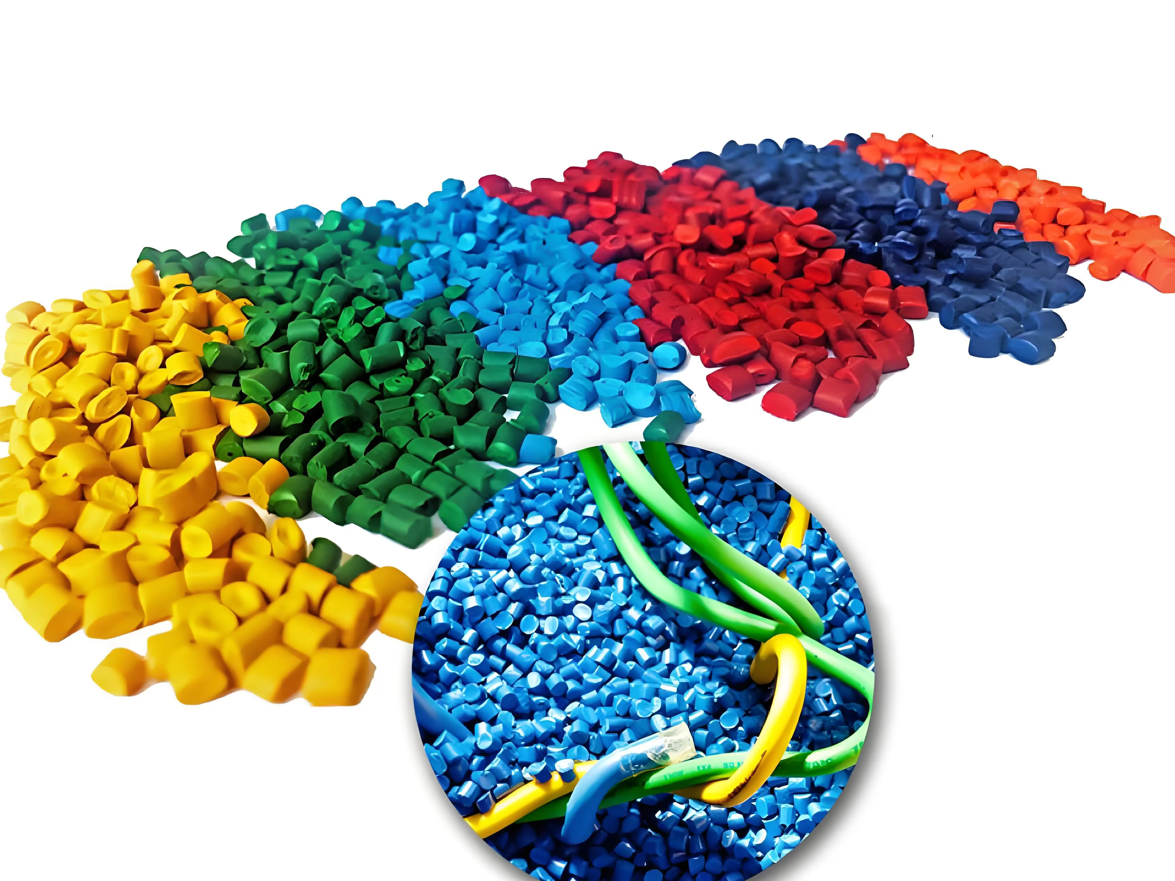 What are polyethylene pellets used for?