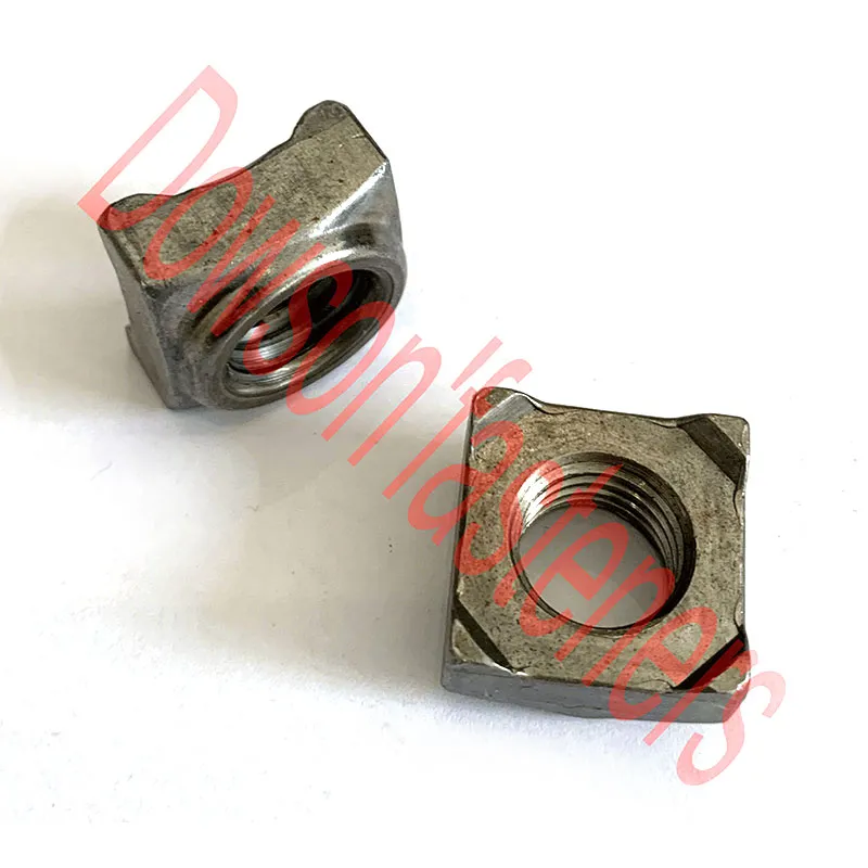 Carbon Steel Square Weld Nut Type 1C Plain