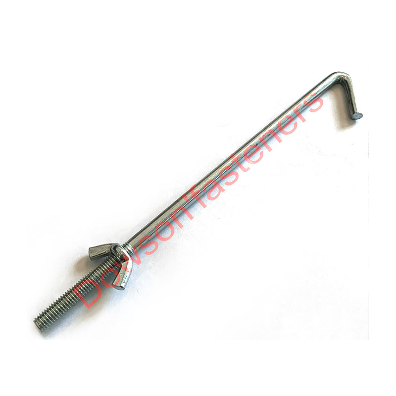 Carbon Steel Zinc Plated Hook Bolt - 0 
