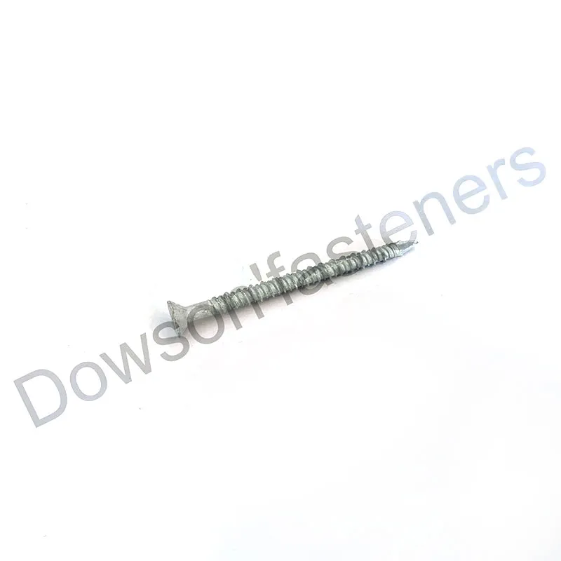 Flat Head Concrete Screw Ruspert White