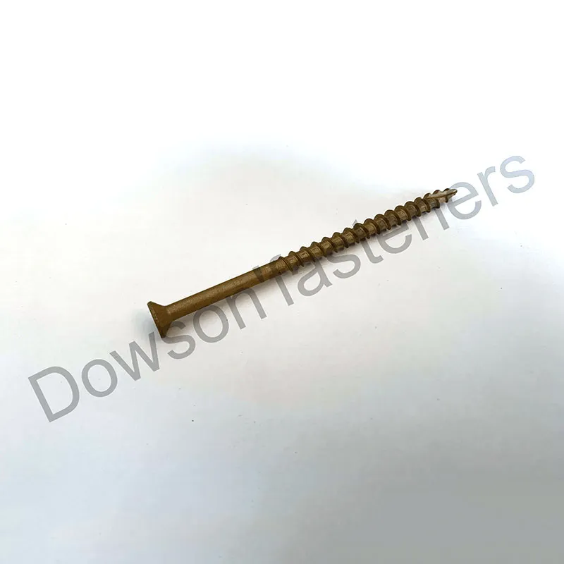 Flat Head T25 Decking Screw Ruspert Kulay Parang Tan