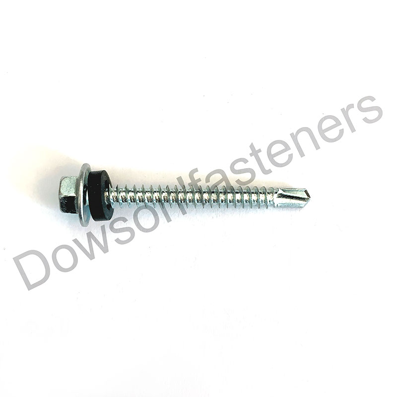 Hex Large Washer(Brizal) Head Self-Drilling Screw Zinc Plated