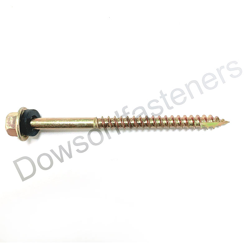 Metal to Wood Roofing Screw na may EPDM Washer - 0 