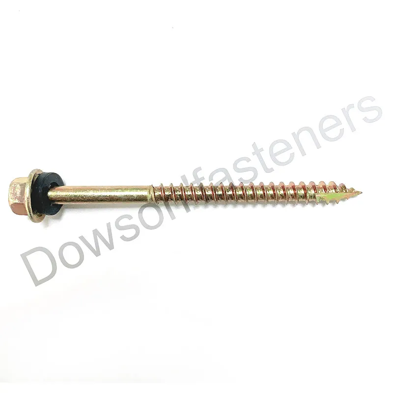 Metal to Wood Roofing Screws with EPDM Washer