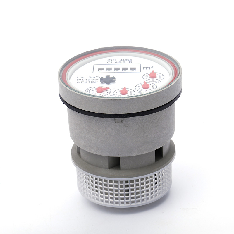 Mecanismo del medidor de agua caliente con dial seco de chorro múltiple